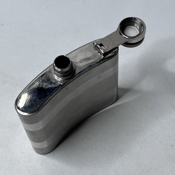 Things Remembered Stainless Steel 5 Oz Flask - Picture 4 of 9